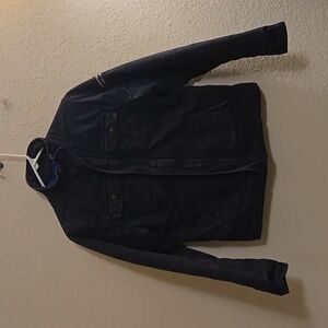 Abercrombie Kids Insulated Military Jacket - Navy Blue - XL